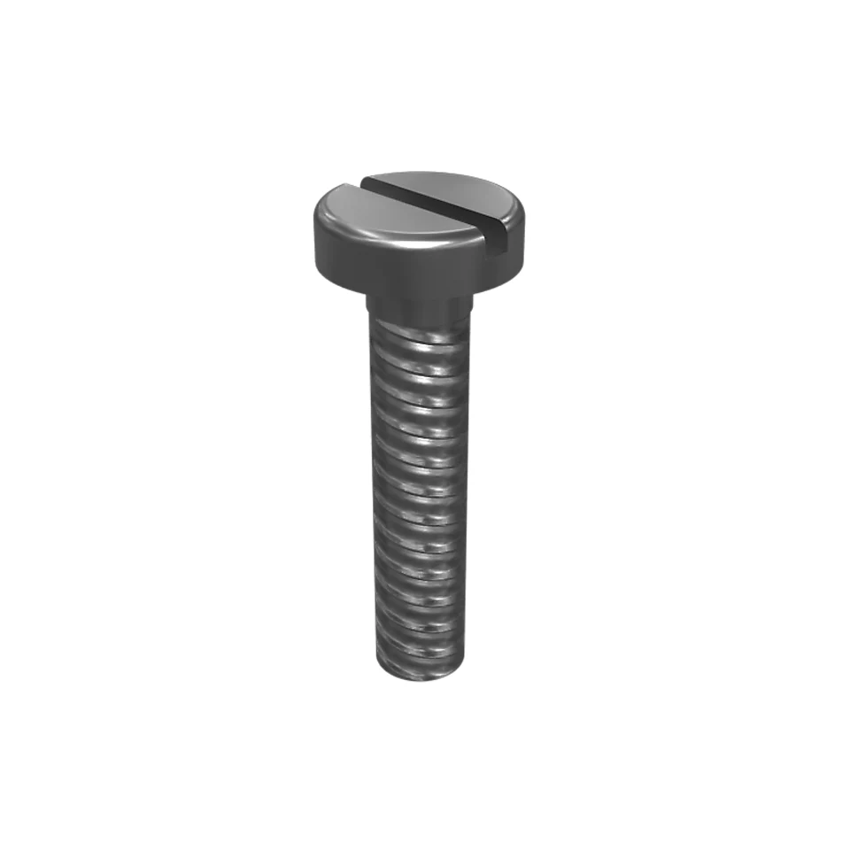 032-0683: . 6 (.138)"-32 X 5/8" Rounded Pan Head Slotted Screw 032-0683 Caterpillar