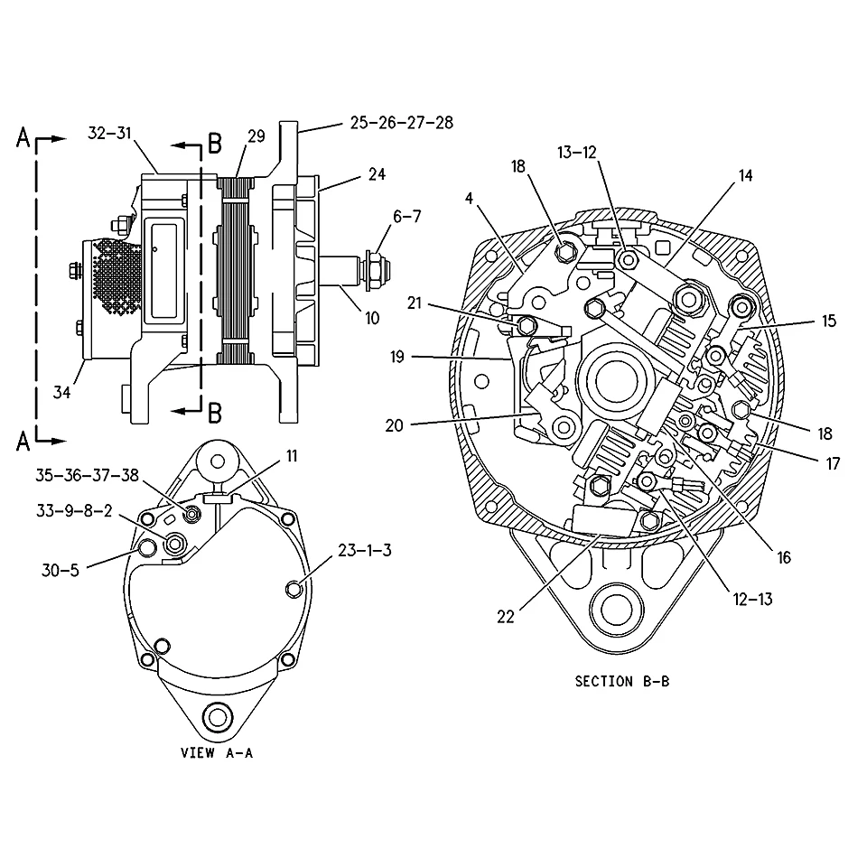 0R-9480: Cat® Reman Alternator 0R9480 купить