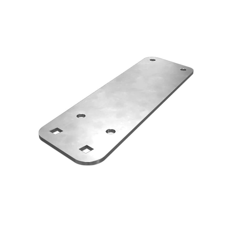 114-1244: 6mm Thick Six Bolt Mounting Plate 114-1244 Caterpillar