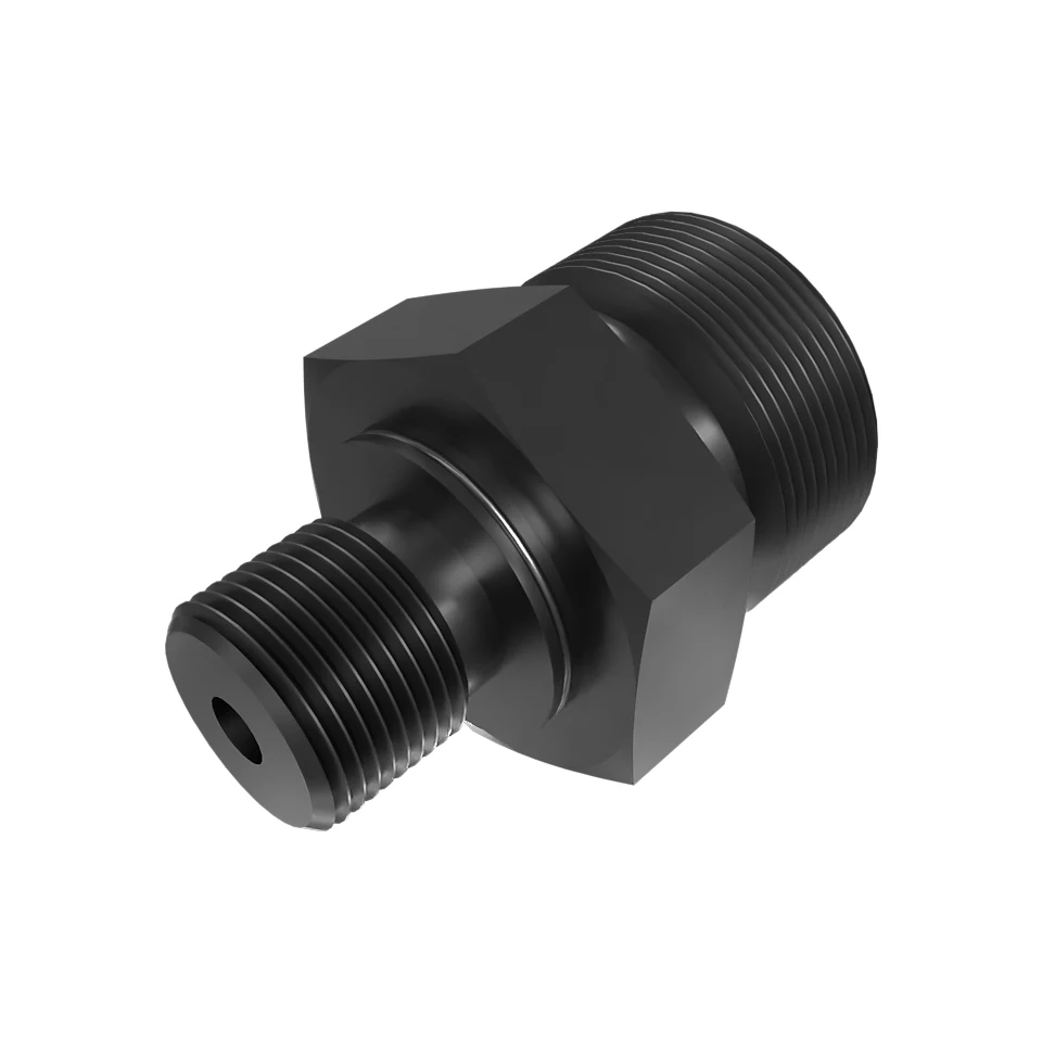 119-6407: 11/16" X M10 Thread Straight Adapter 119-6407 Caterpillar