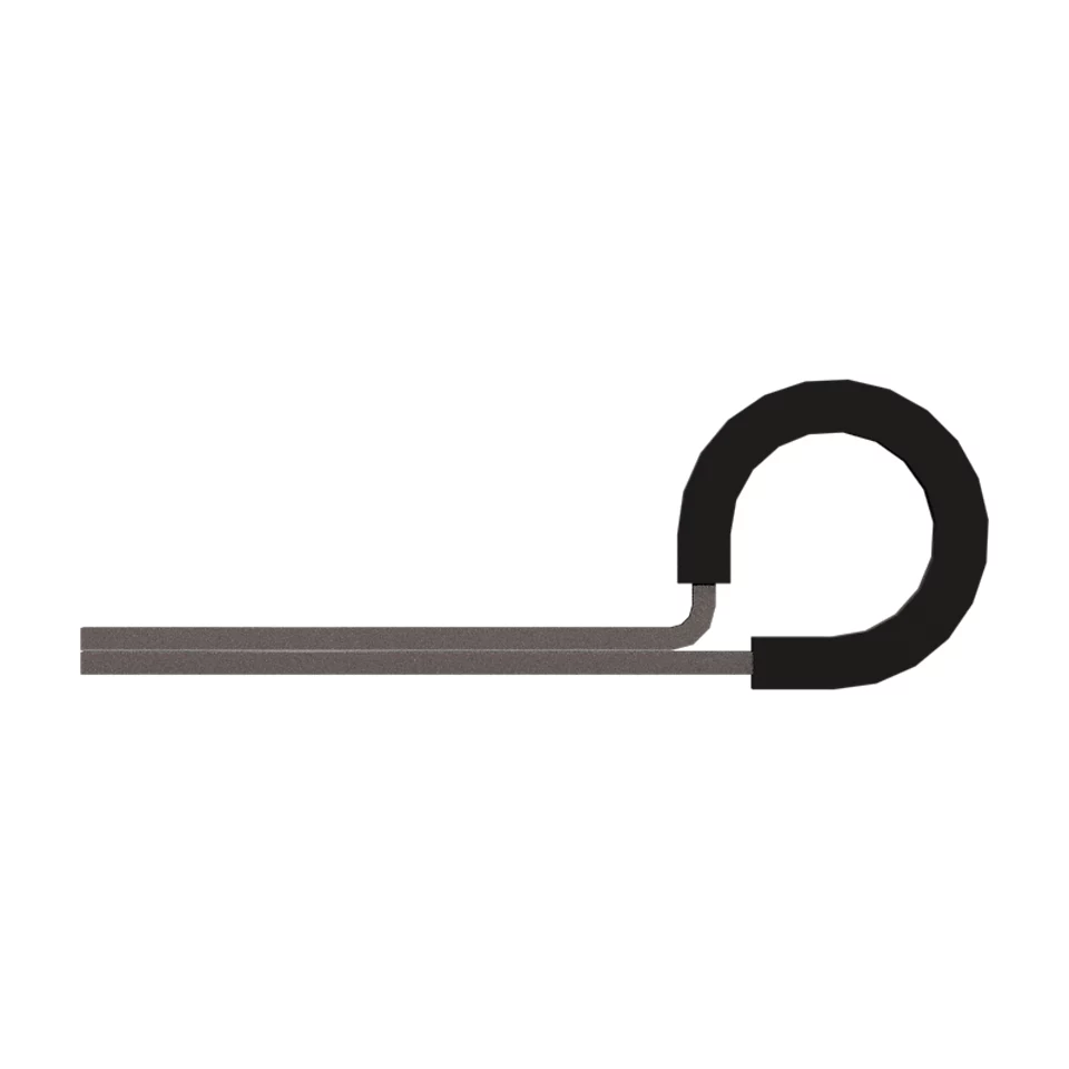124-0174: 11.10mm Minimum Single Tube Steel Loop Clip 1240174 купить