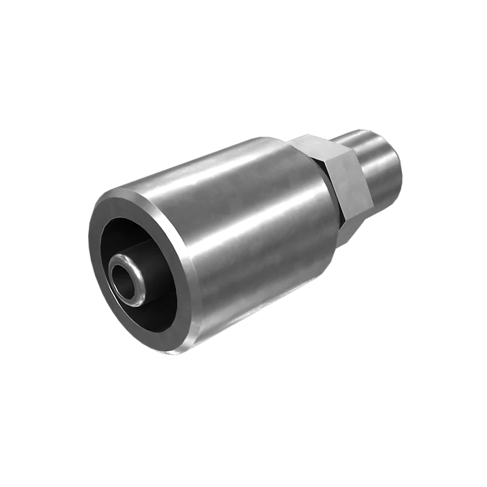 124-1937: 46.5mm Long JIC Male Permanent Coupling 124-1937 Caterpillar