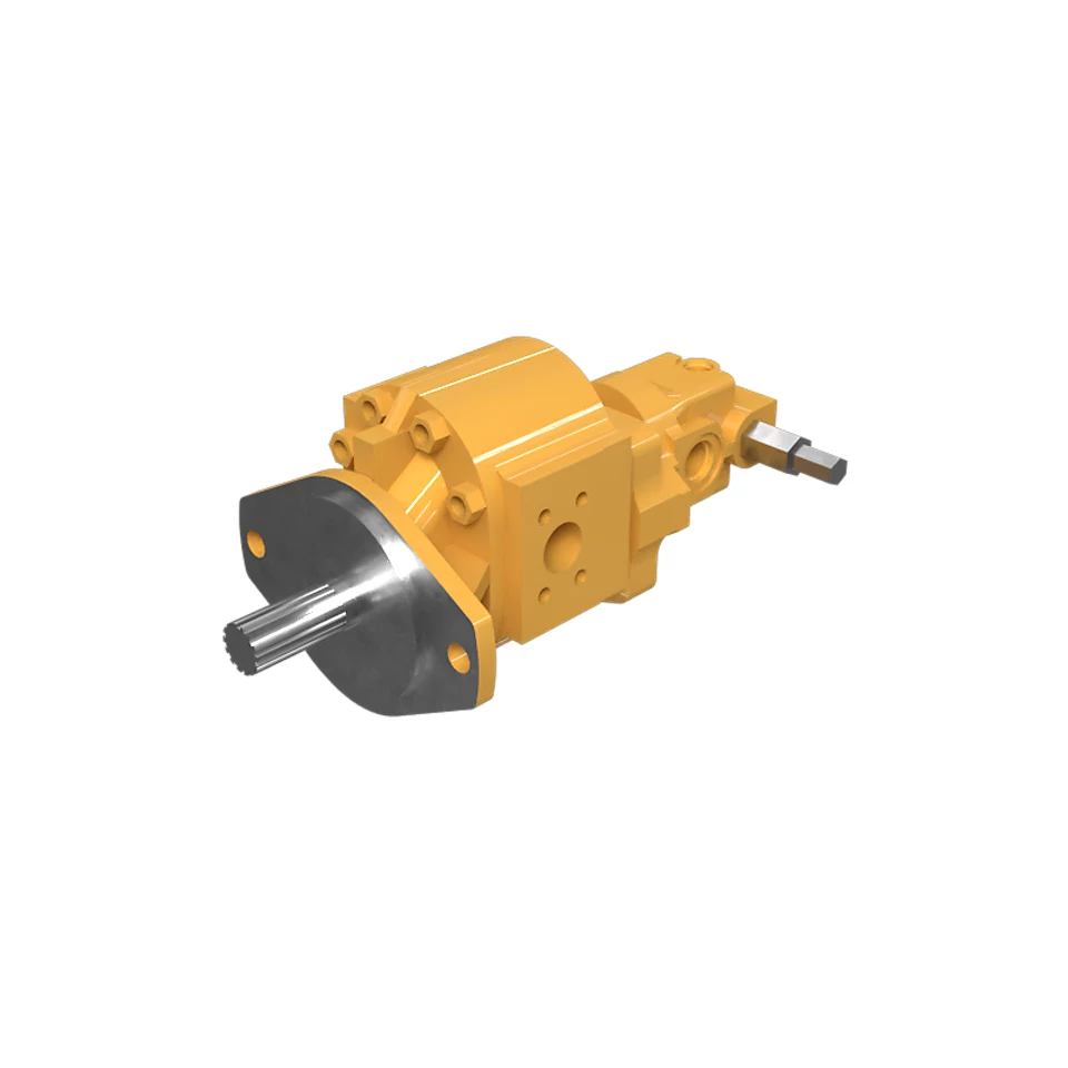 124-3493: 2 Section Hydraulic Pump Motor 124-3493 Caterpillar
