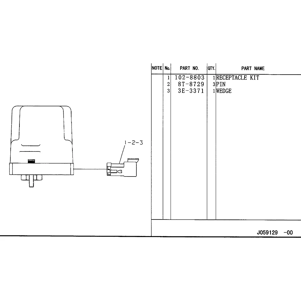 124-4672: Sensor Assembly 124-4672 Caterpillar