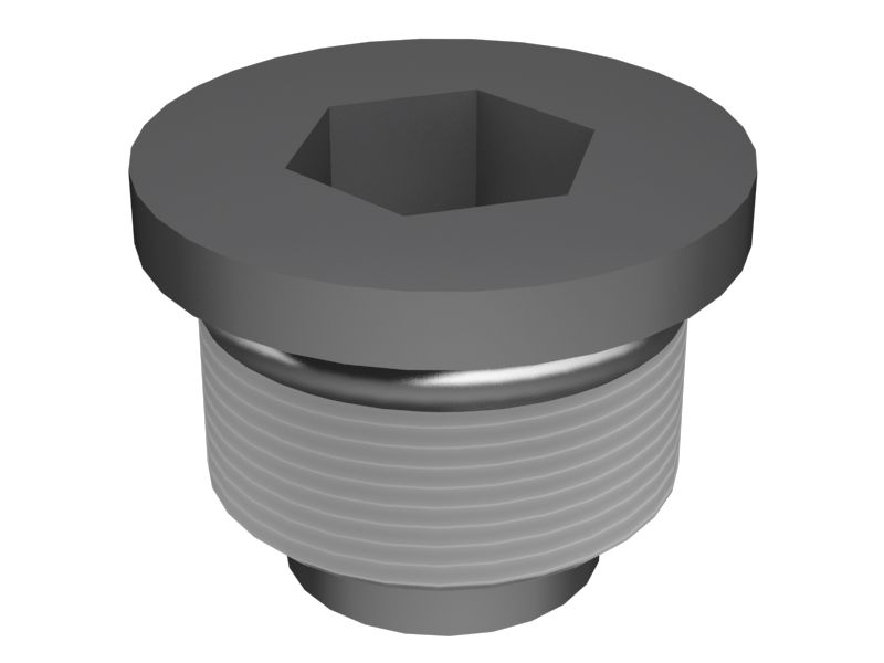 126-8921: 1 1/16-12 Thread Hex-drive Plug 1268921 купить