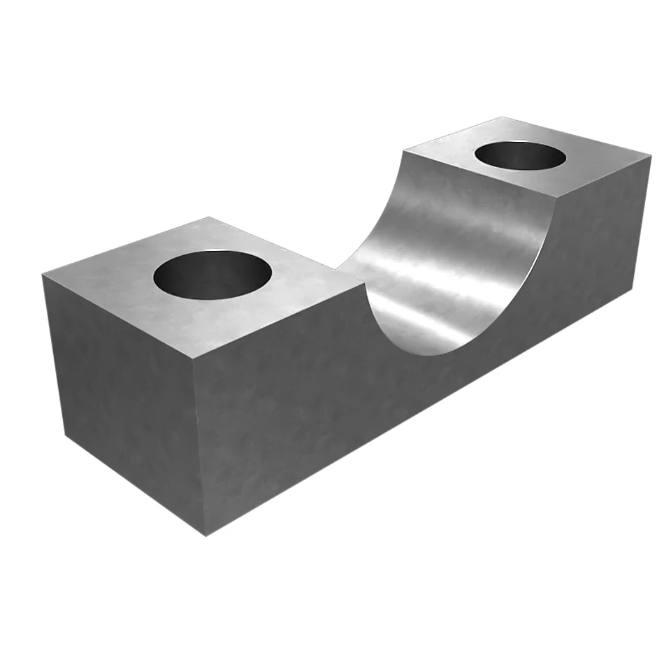 134-0989: 78mm Overall Length Steel Block 134-0989 Caterpillar