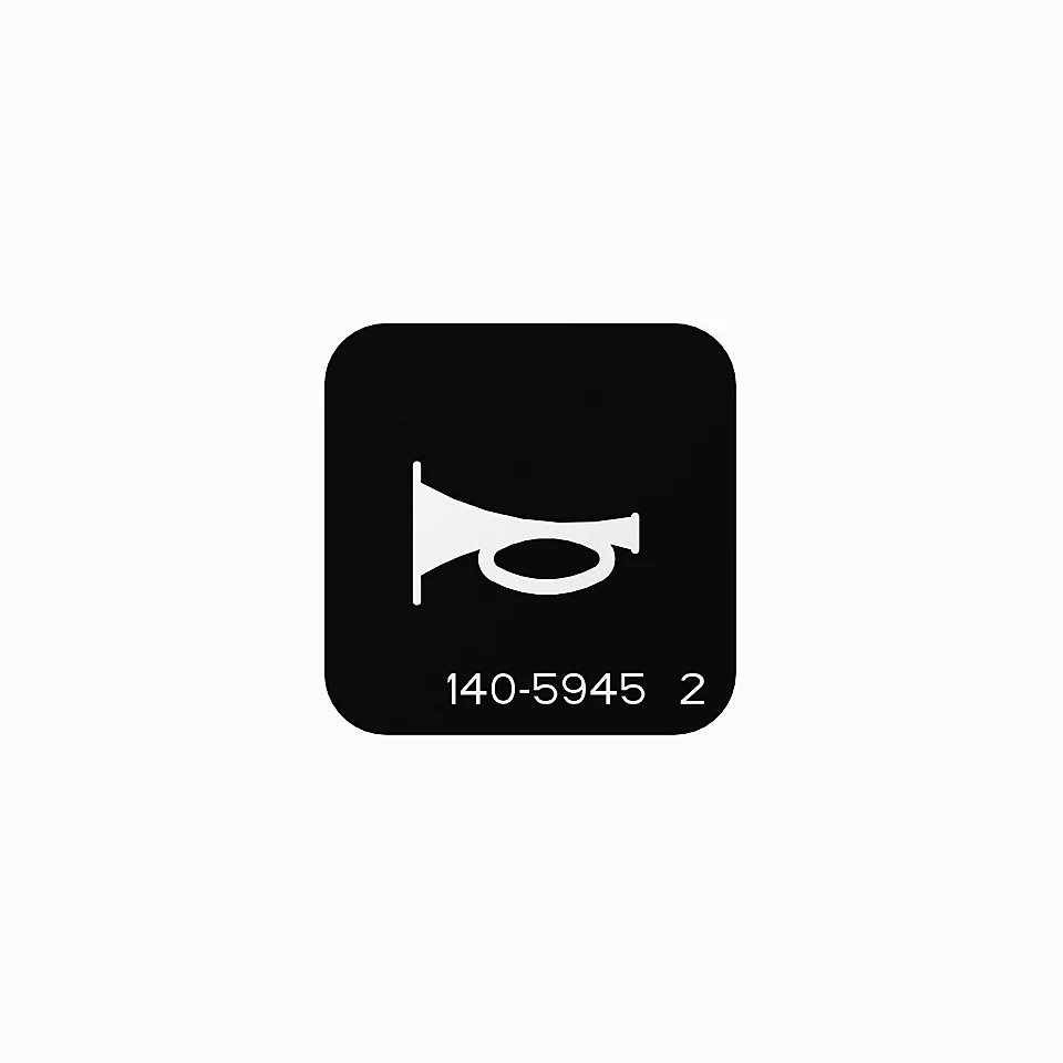 140-5945: Идентификационная наклейка звукового сигнала 1405945 купить