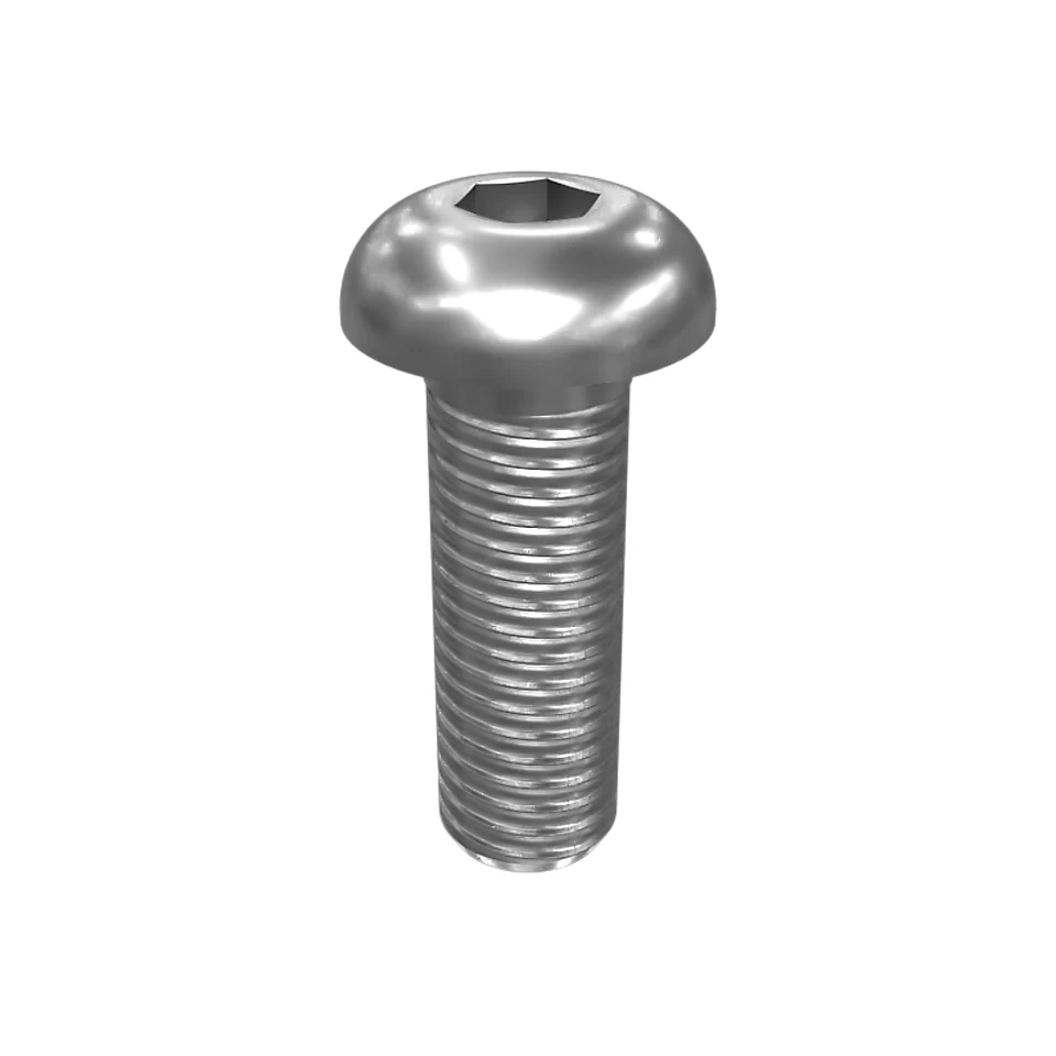 141-9203: M10-1.5 X 30mm Rounded Pan Head Internal Hex Screw 1419203 купить