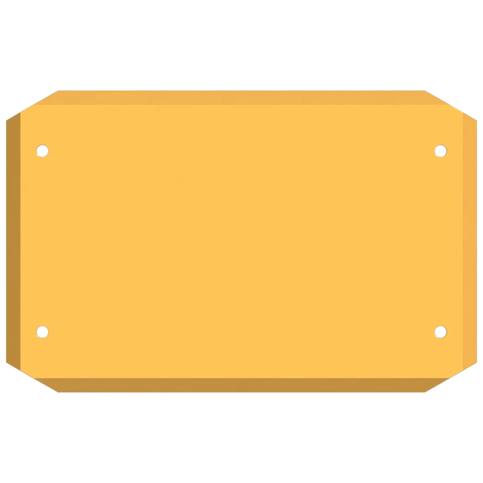 152-6596: 18mm Thick Skid Wear Plate 1526596 купить
