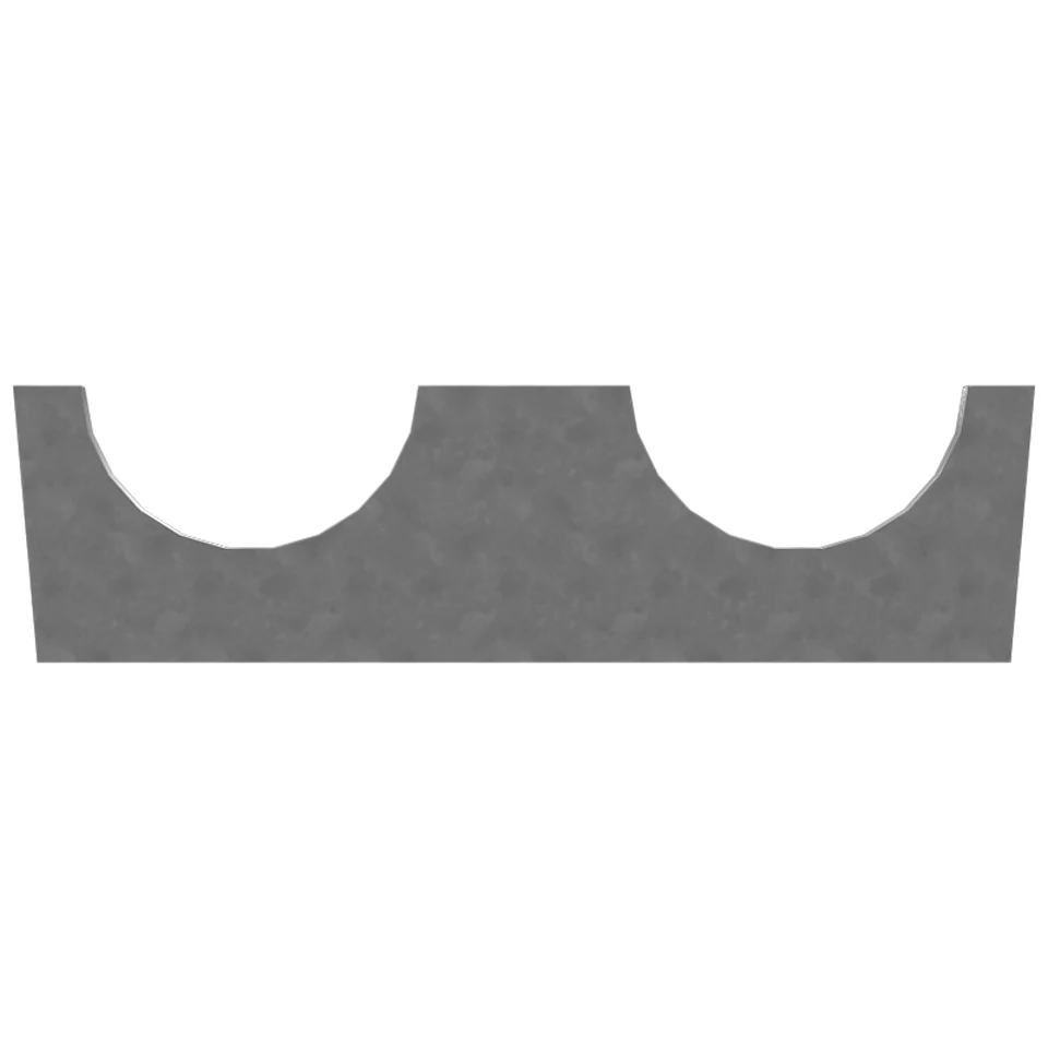 154-6583: 67mm Long Half Clamp 1546583 купить