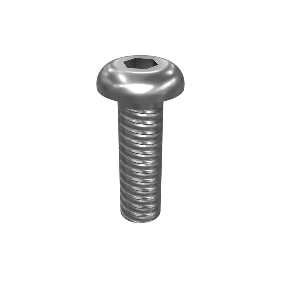 193-4623: . 10 (.190)"-32 X 1/2" Rounded Pan Head Internal Hex Screw 1934623 купить