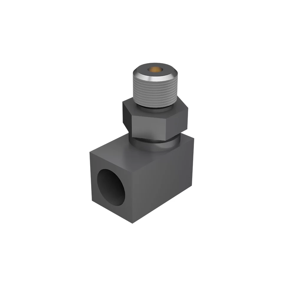 196-6838: 9/16-18 Thread 90-degree Elbow Adapter 196-6838 Caterpillar