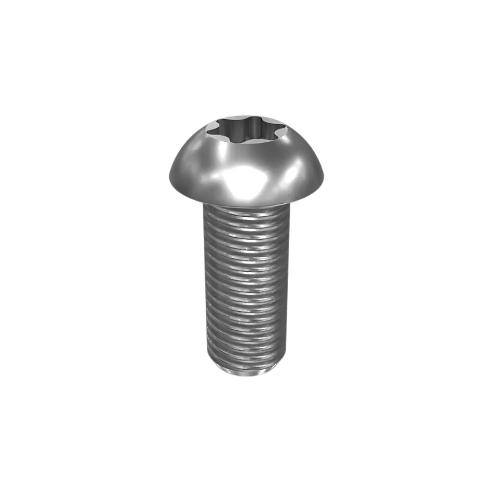 1R-5854: M10-1.5 X 25mm Rounded Pan Head Hexalobular Screw 1R-5854 Caterpillar