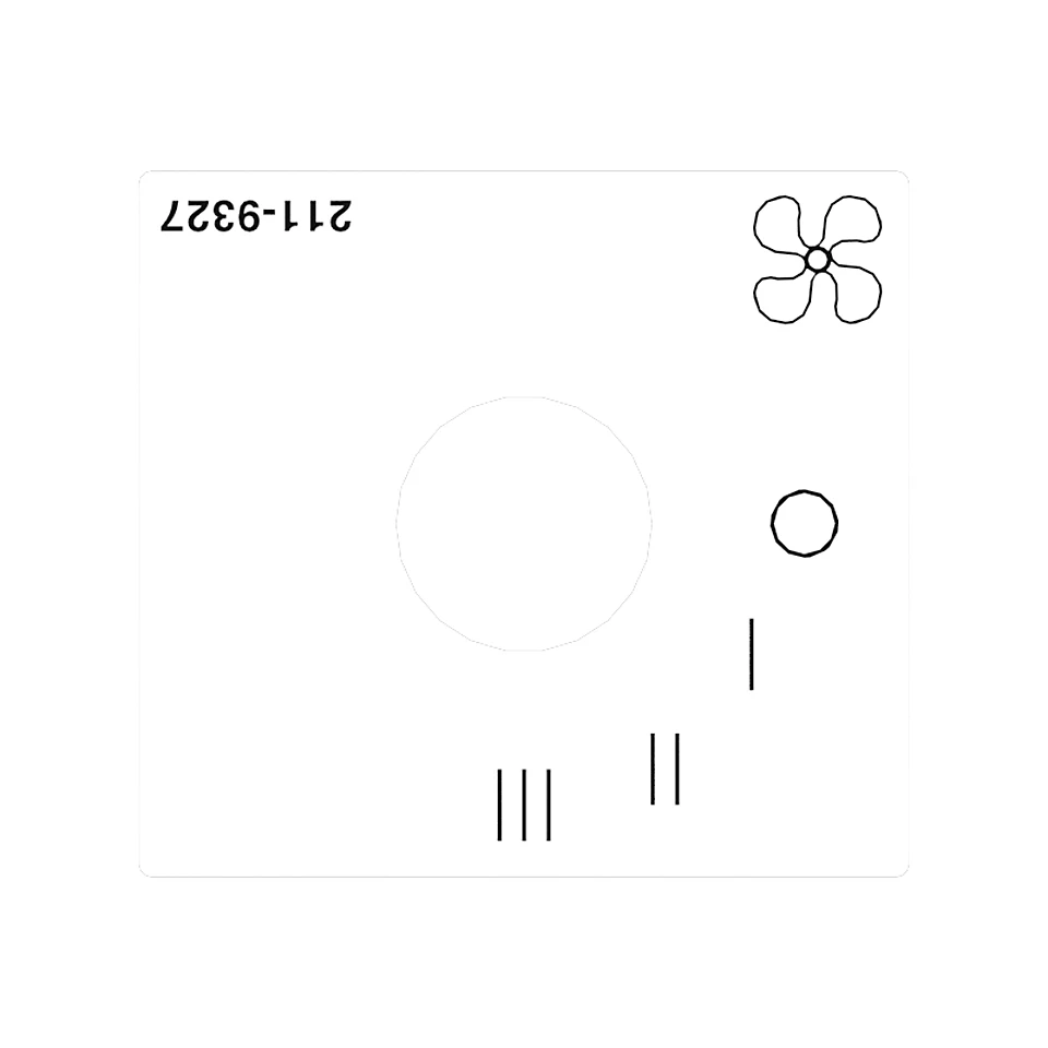 211-9327: Fan Control Switch Identification Film 2119327 купить