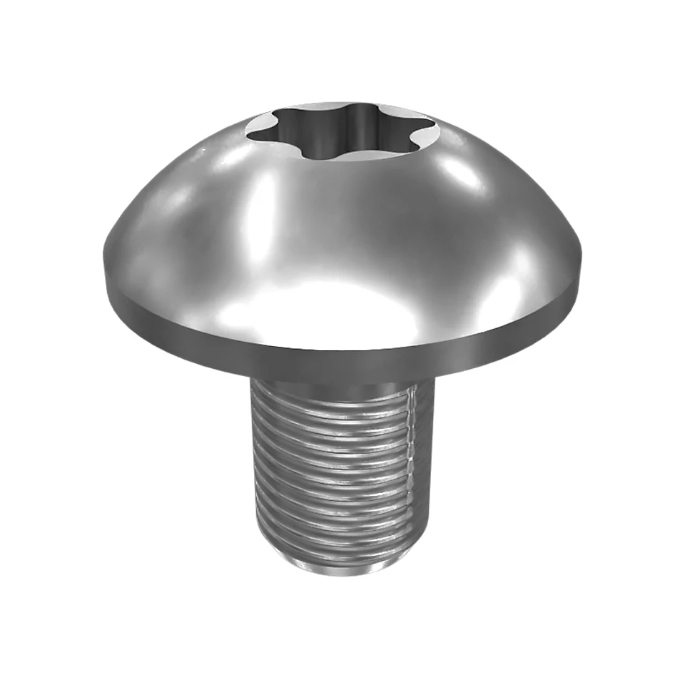 225-3322: M6-1 X 10mm Rounded Pan Head Hexalobular Screw 2253322 купить
