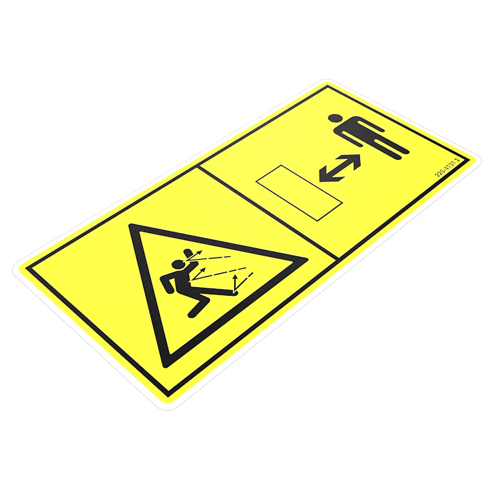 225-4131: Flying Debris Warning Film 2254131 купить