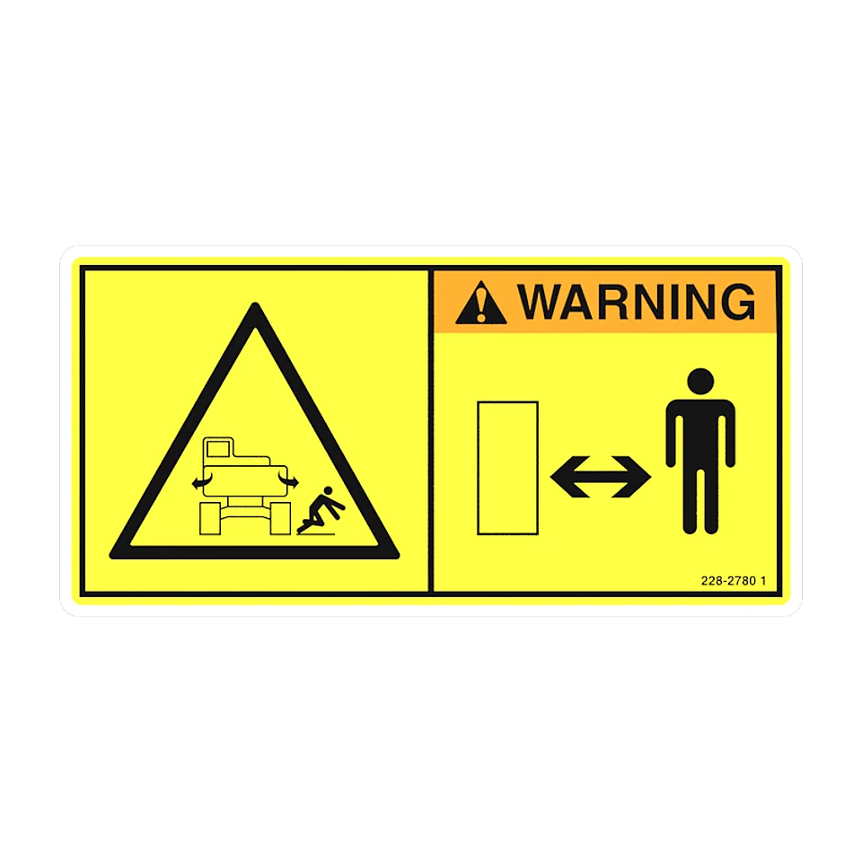 228-2780: Crush Hazard Warning Film 2282780 купить