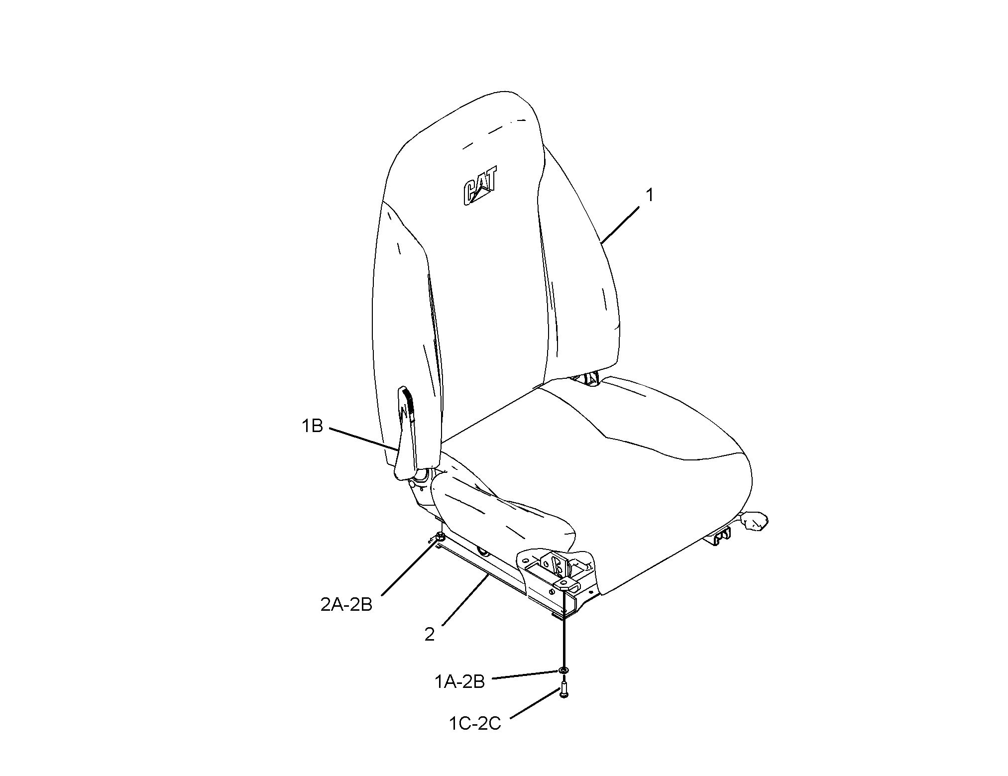 229-9076: Low Back Tilt Seat 2299076 купить