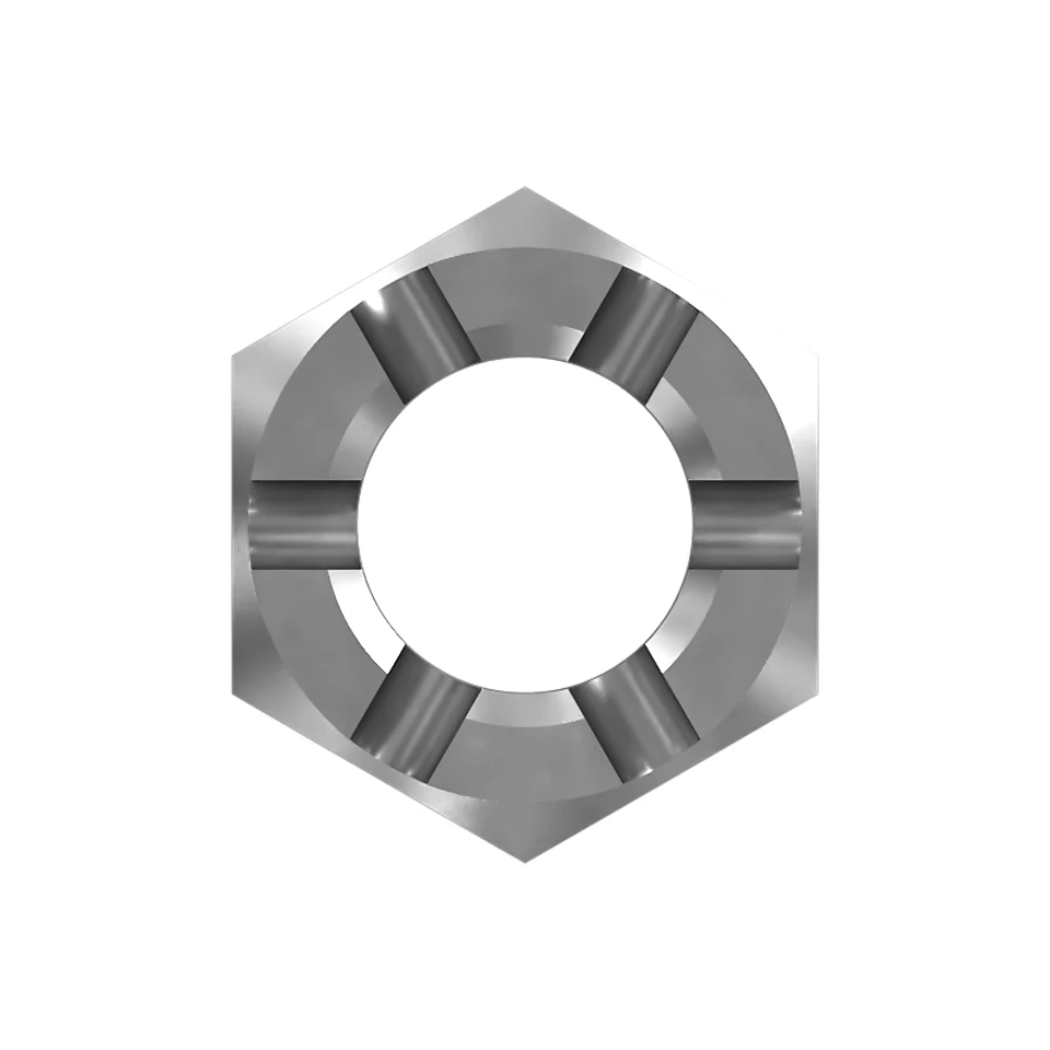 240-5084: M24 X 3mm Hex Slotted Nut 2405084 купить