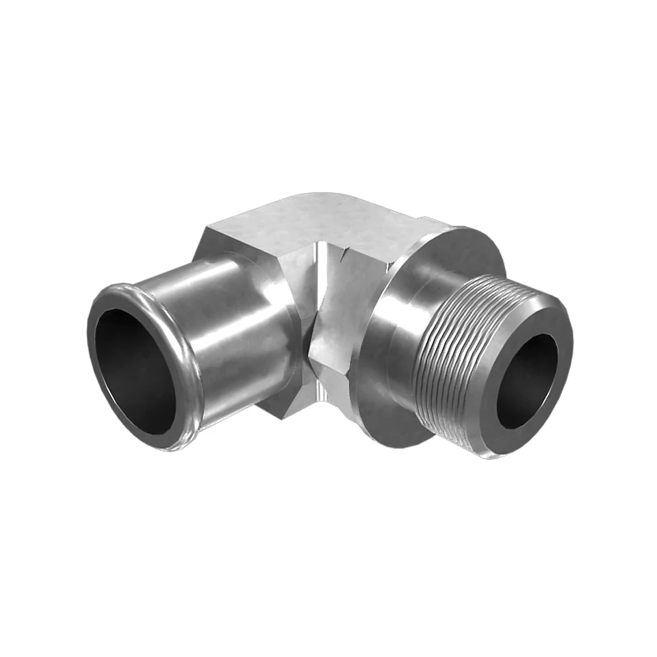 245-1401: 1 1/16" 90° Beaded Hose Elbow Adapter 2451401 купить