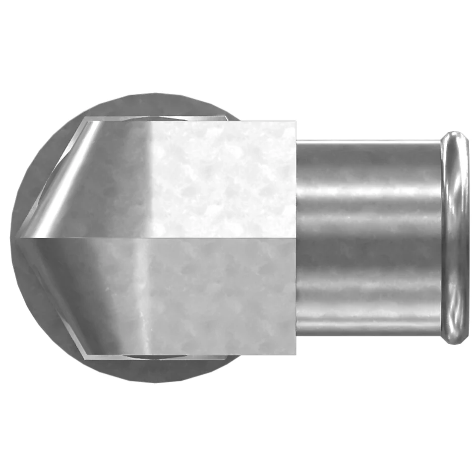 245-1401: 1 1/16" 90° Beaded Hose Elbow Adapter 2451401 купить