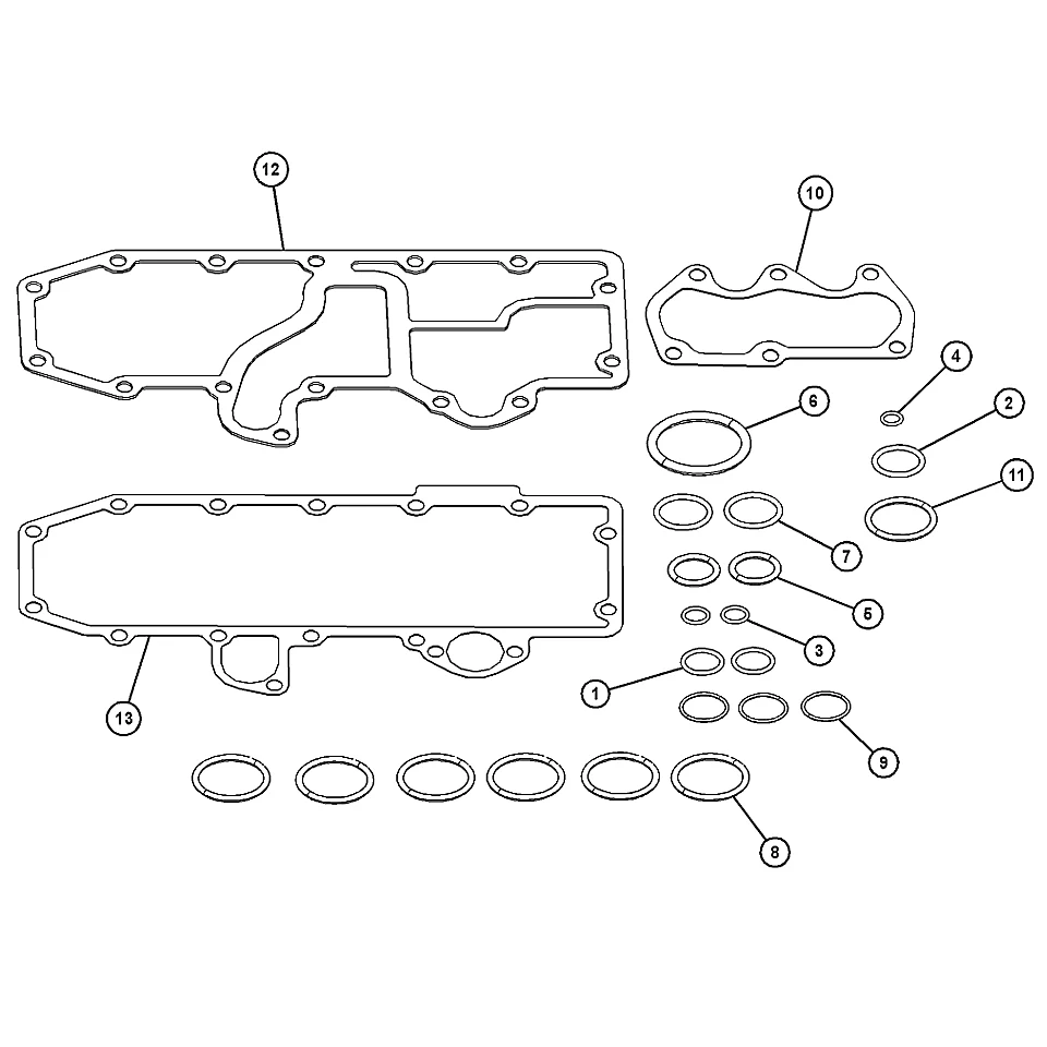 250-9214: KIT-OIL COOLER & LINES 250-9214 Caterpillar