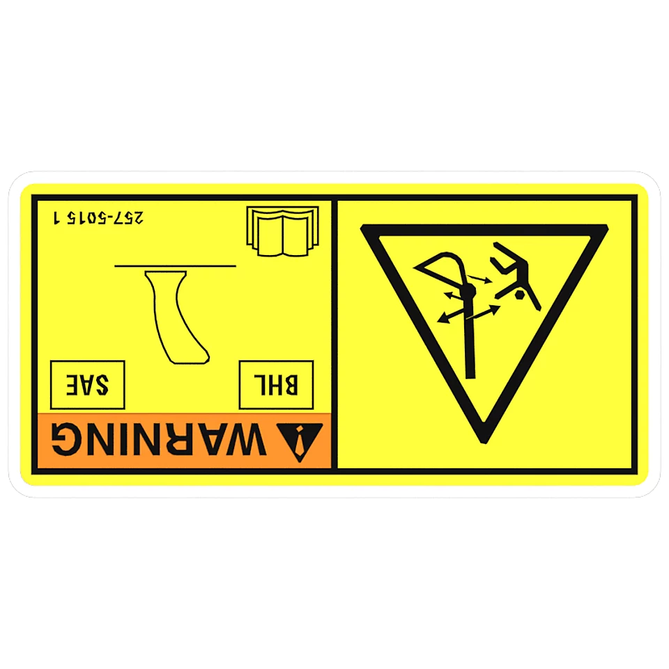 257-5015: Crush Hazard Film Warning 2575015 купить