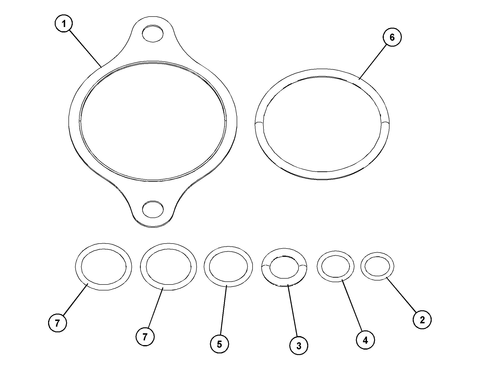 297-5894: KIT-WATER PUMP INSTALL 2975894 купить