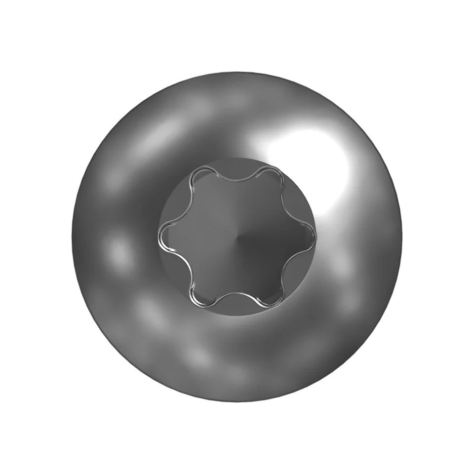 301-7012: M6-1 X 20mm Rounded Pan Head Hexalobular Screw 3017012 buy