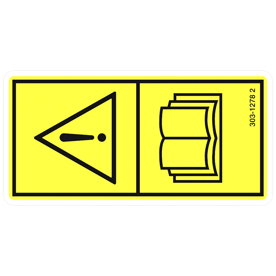 303-1278: Operation And Maintenance Manual Warning Film 3031278 buy