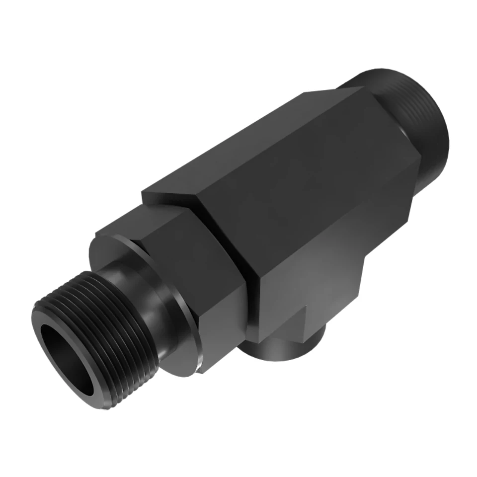 307-3344: 3/4-16 X 13/16-16 Hydraulic Tee Adapter 307-3344 Caterpillar