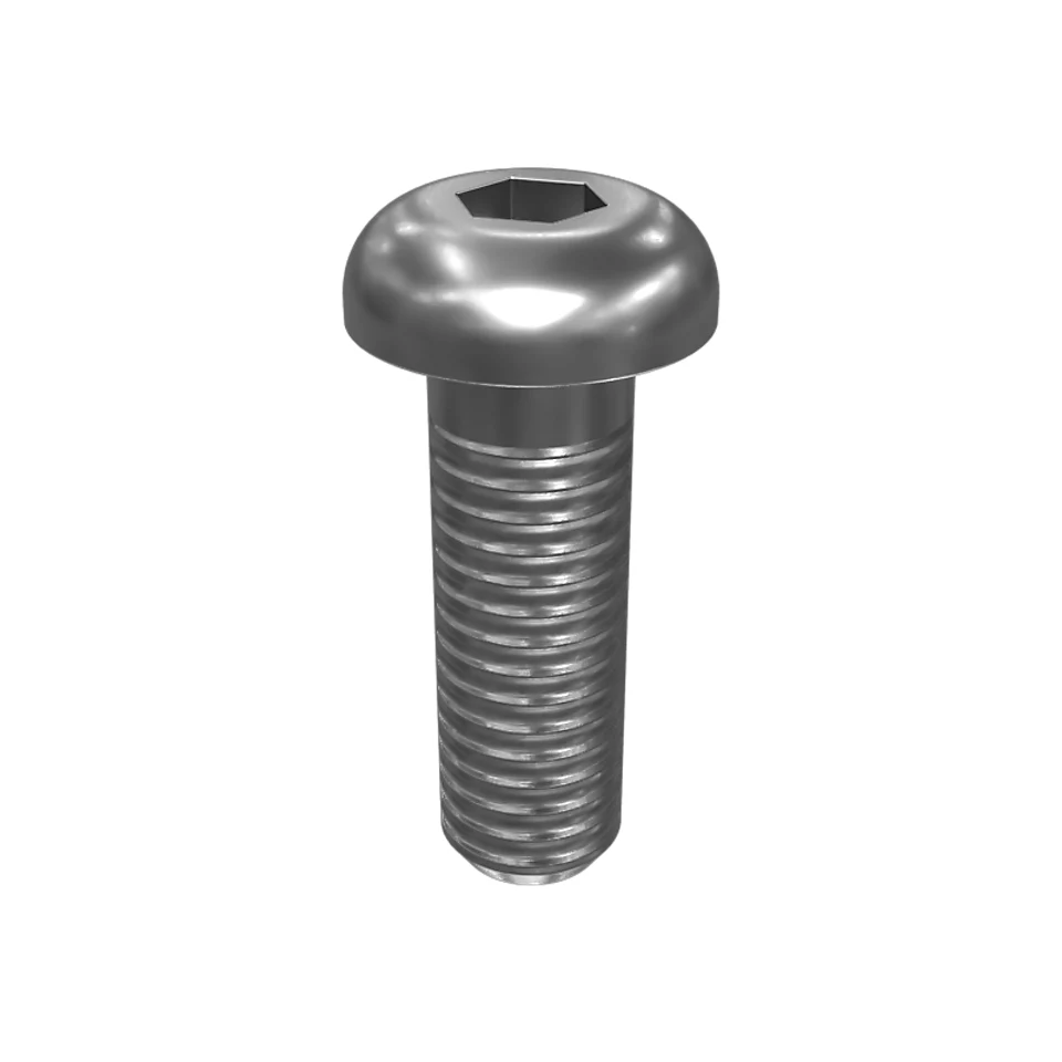 309-5038: M8-1.25 X 25mm Rounded Pan Head Internal Hex Screw 3095038 купить