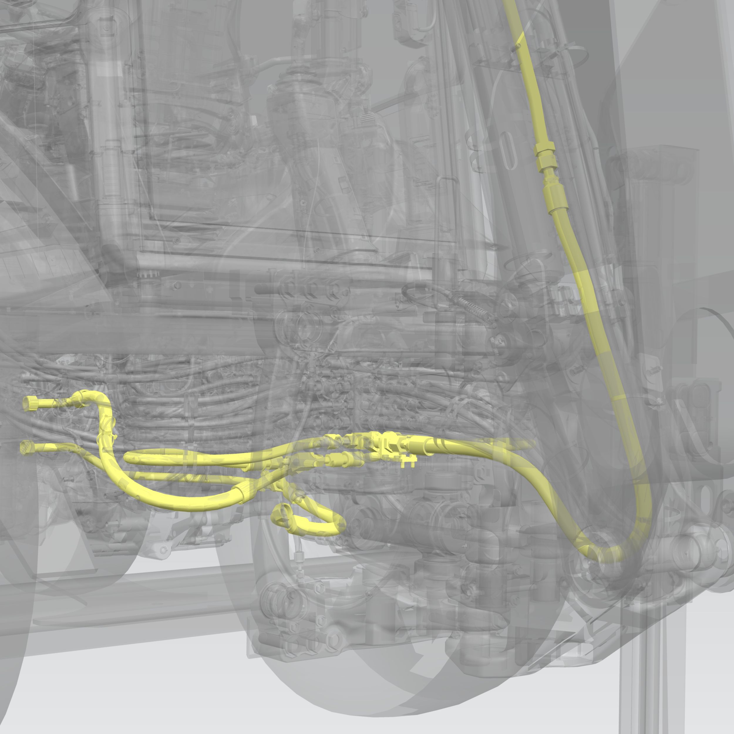 387-6460: LINES GP-AUXILIARY HYDRAULIC 3876460 купить