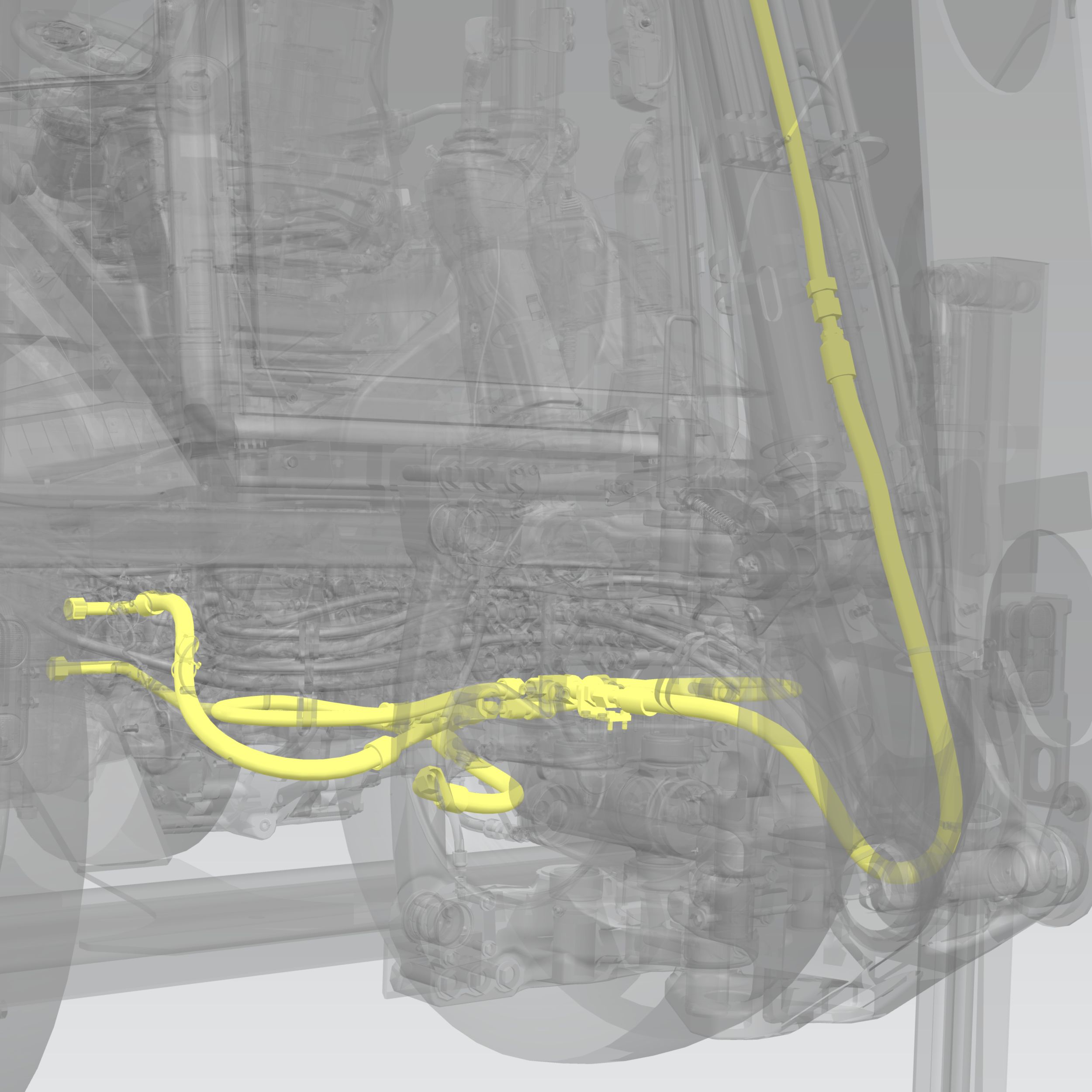 387-6461: LINES GP-AUXILIARY HYDRAULIC 3876461 купить