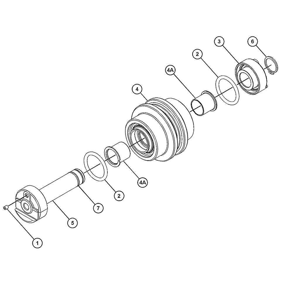 422-0837: Carrier Roller Assembly 4220837 купить