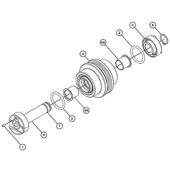 422-0837: Carrier Roller Assembly 4220837 купить