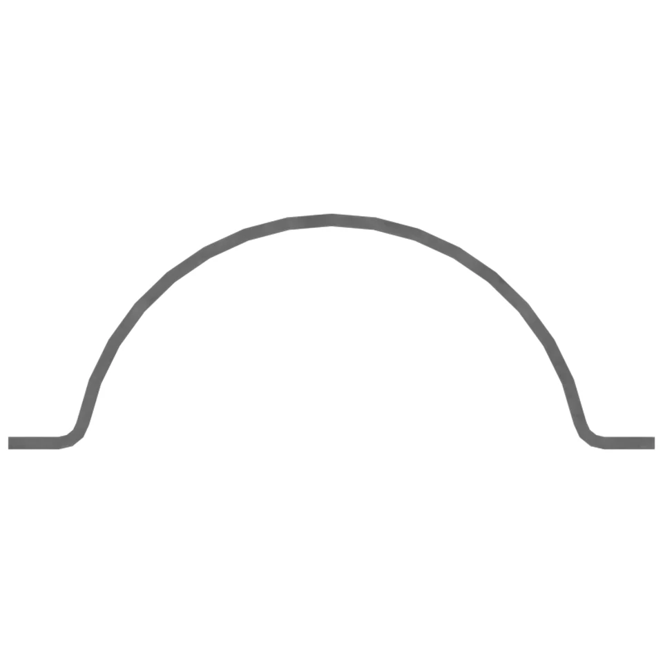 431-5834: 25.4mm Wide Tube Support Saddle Clamp 4315834 купить
