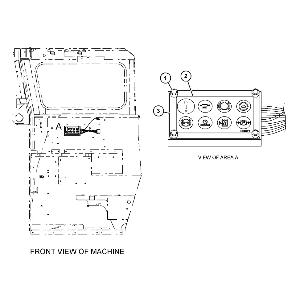 448-8335: Lamp Warning Indicator Module Panel 4488335 купить
