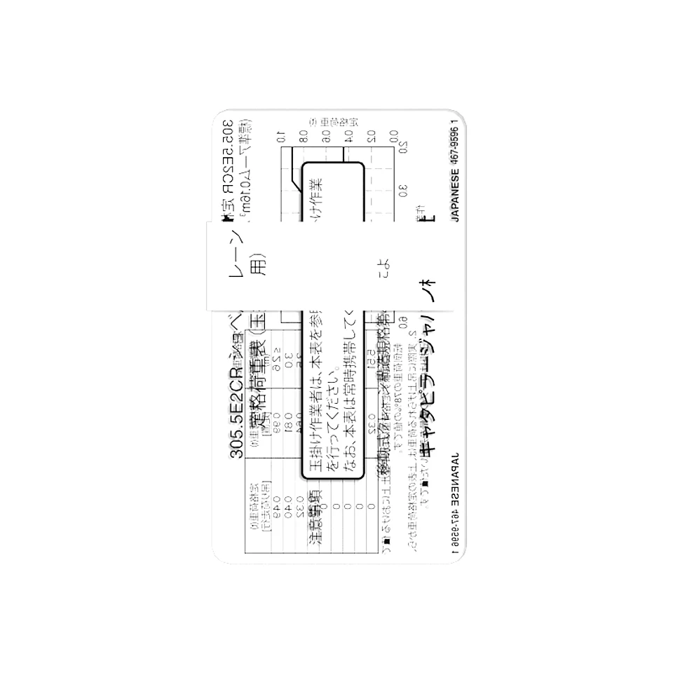 467-9596: 0.8mm Thickness Lifting Capacity Information Plate 4679596 купить
