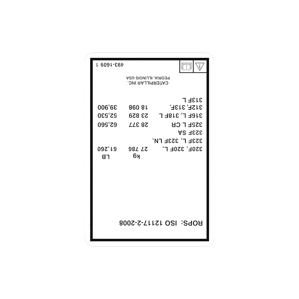493-1609: Защитная пленка для опрокидывания 4931609 купить