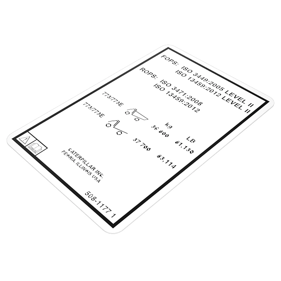 508-1177: Rollover Protective Structure Information Film 5081177 купить