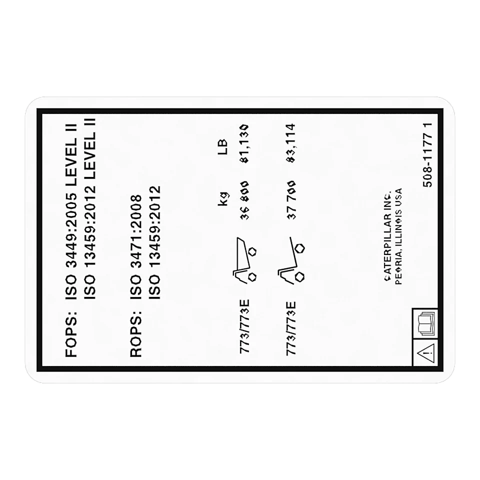 508-1177: Rollover Protective Structure Information Film 5081177 купить