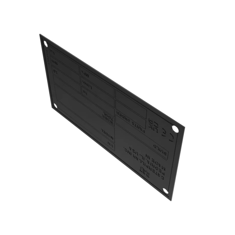 529-5916: Work Tool Identification Plate 5295916 купить
