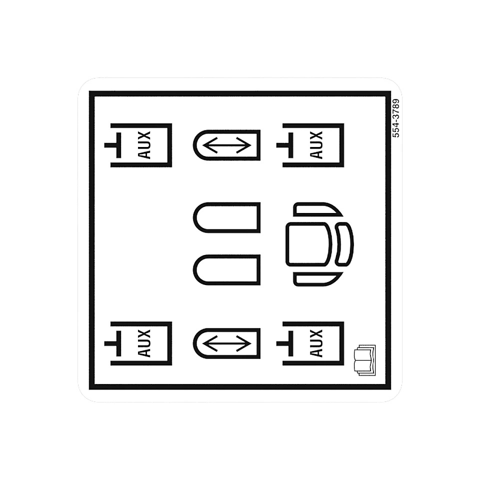 554-3789: Operator Control Pedal Identification Film 5543789 купить