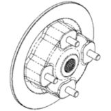 561-5135: Front Right Hand Hydraulic Brake Housing 5615135 купить