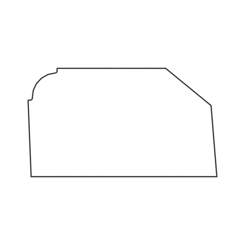 592-8822: 5mm Thick Window Glass Seal 5928822 купить