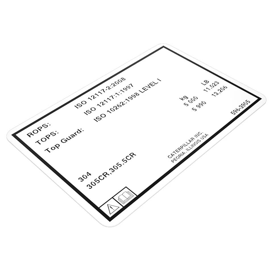 596-3905: Rollover Protective Structure Information Film 5963905 купить