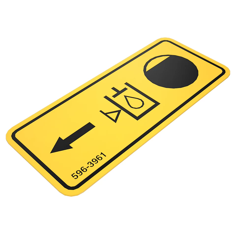 596-3961: Hydraulic Oil Level Full Identification Film 5963961 Caterpillar