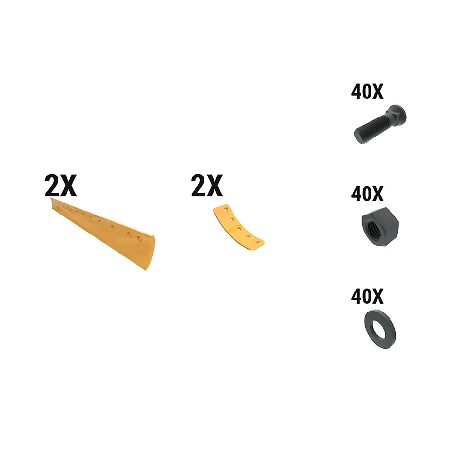 597-6360: 19 Mm Crvd Grader Edge Kit 5976360 Caterpillar