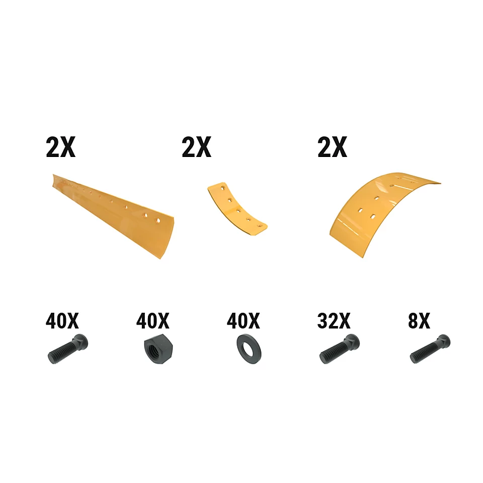 597-6361: 16 Mm Crvd Grader Edge Kit 5976361 Caterpillar